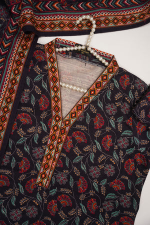 Original Bin Saeed Khaddar 3 PCS Collection HB-02