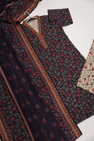 Original Bin Saeed Khaddar 3 PCS Collection HB-02