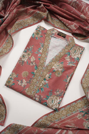 Original Bin Saeed Khaddar 3 PCS Collection HB-01