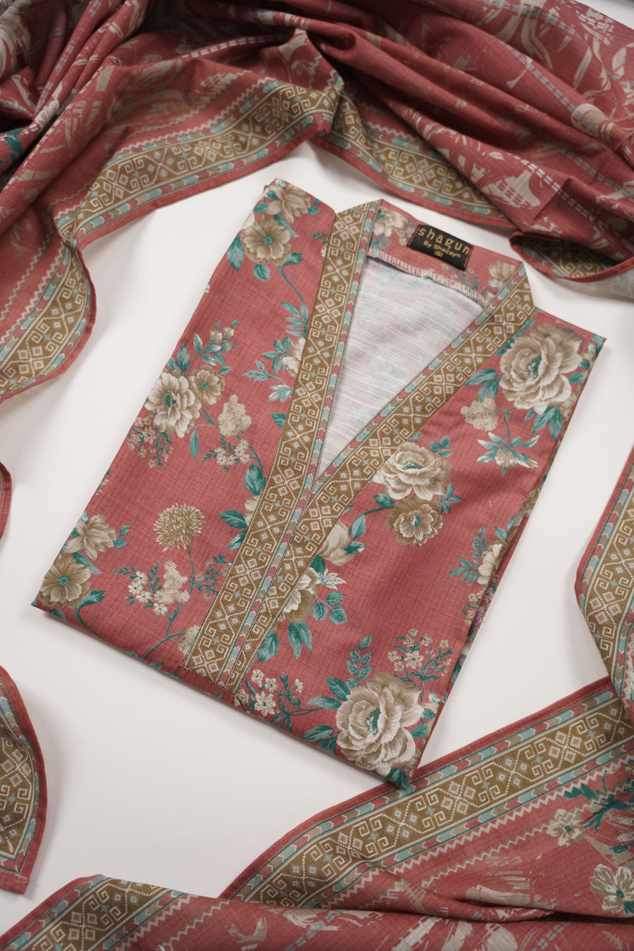 Original Bin Saeed Khaddar 3 PCS Collection HB-01