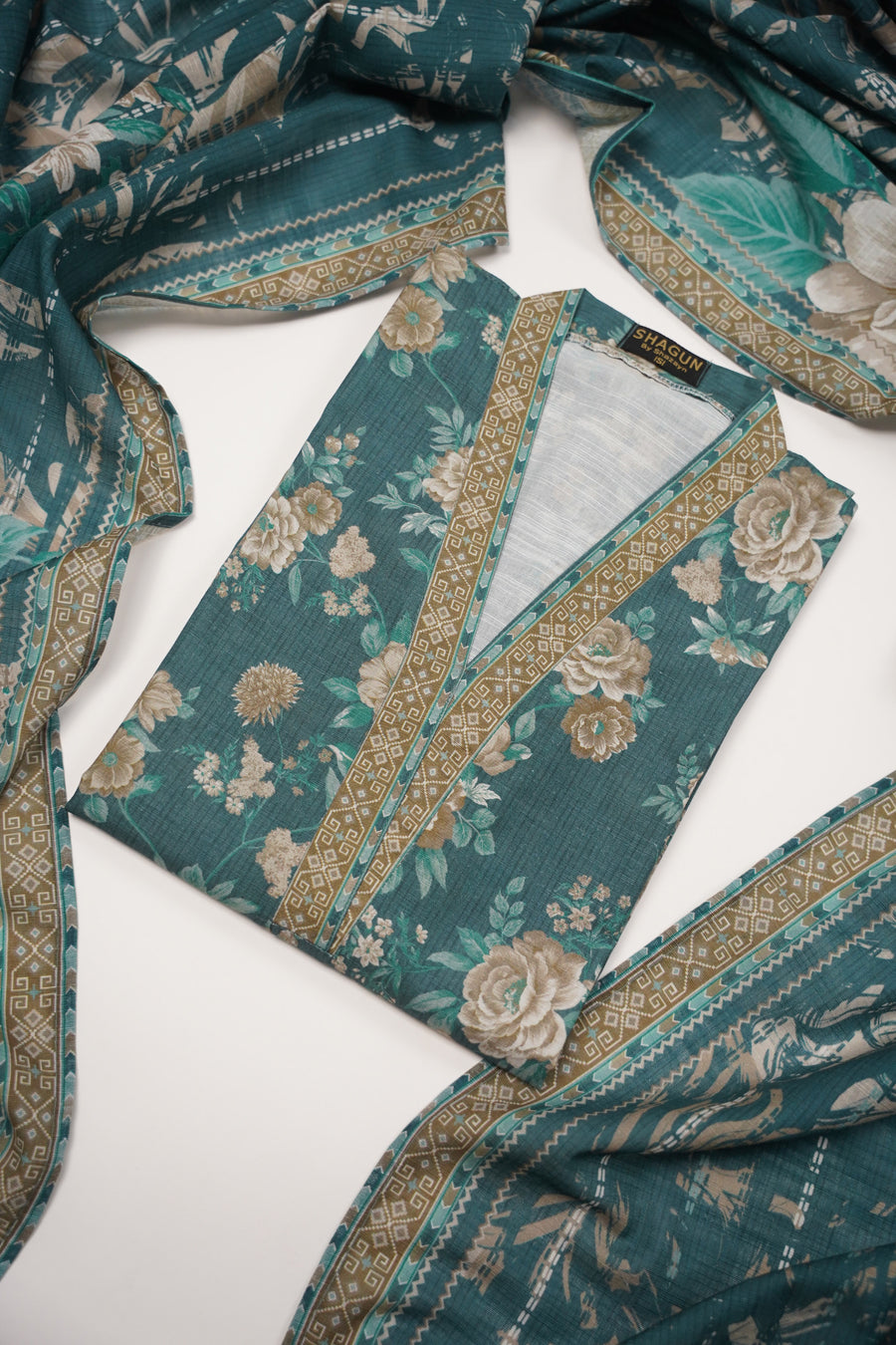 Original Bin Saeed Khaddar 3 PCS Collection HB-06