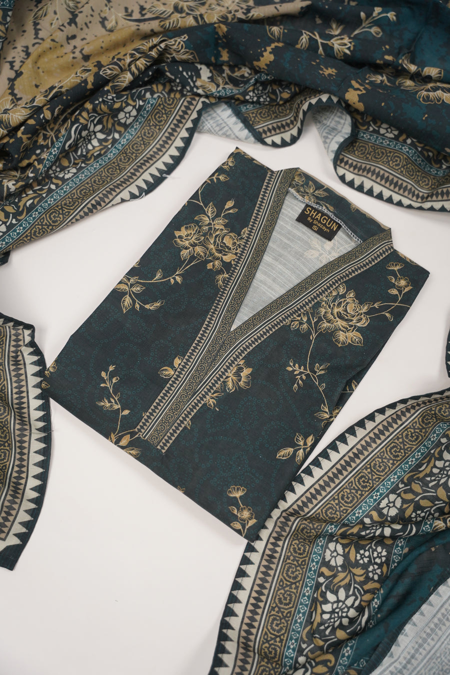 Original Bin Saeed Khaddar 3 PCS Collection HB-05