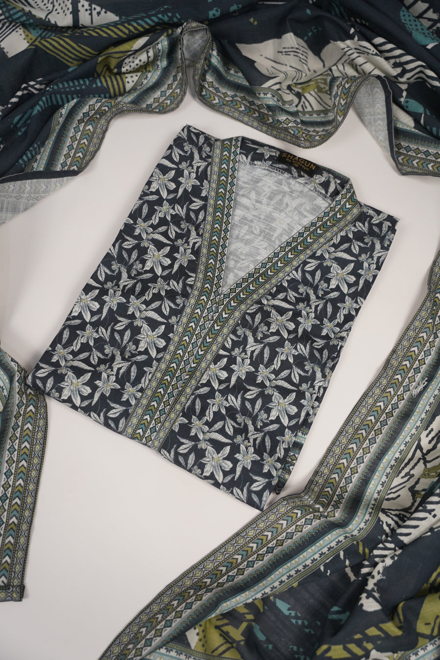 Original Bin Saeed Khaddar 3 PCS Collection HB-03