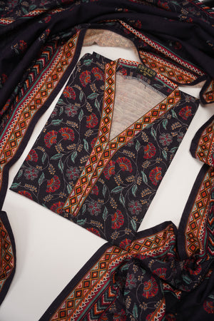 Original Bin Saeed Khaddar 3 PCS Collection HB-02