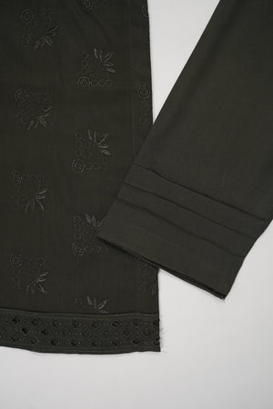 Maya Collection by Sobia Waseem chikankari embroidered shirt with embroidered shawl and plan bottom MDC-02