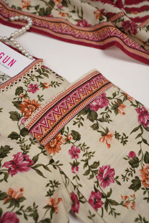 Original Bin Saeed Khaddar 3 PCS Collection RK-03