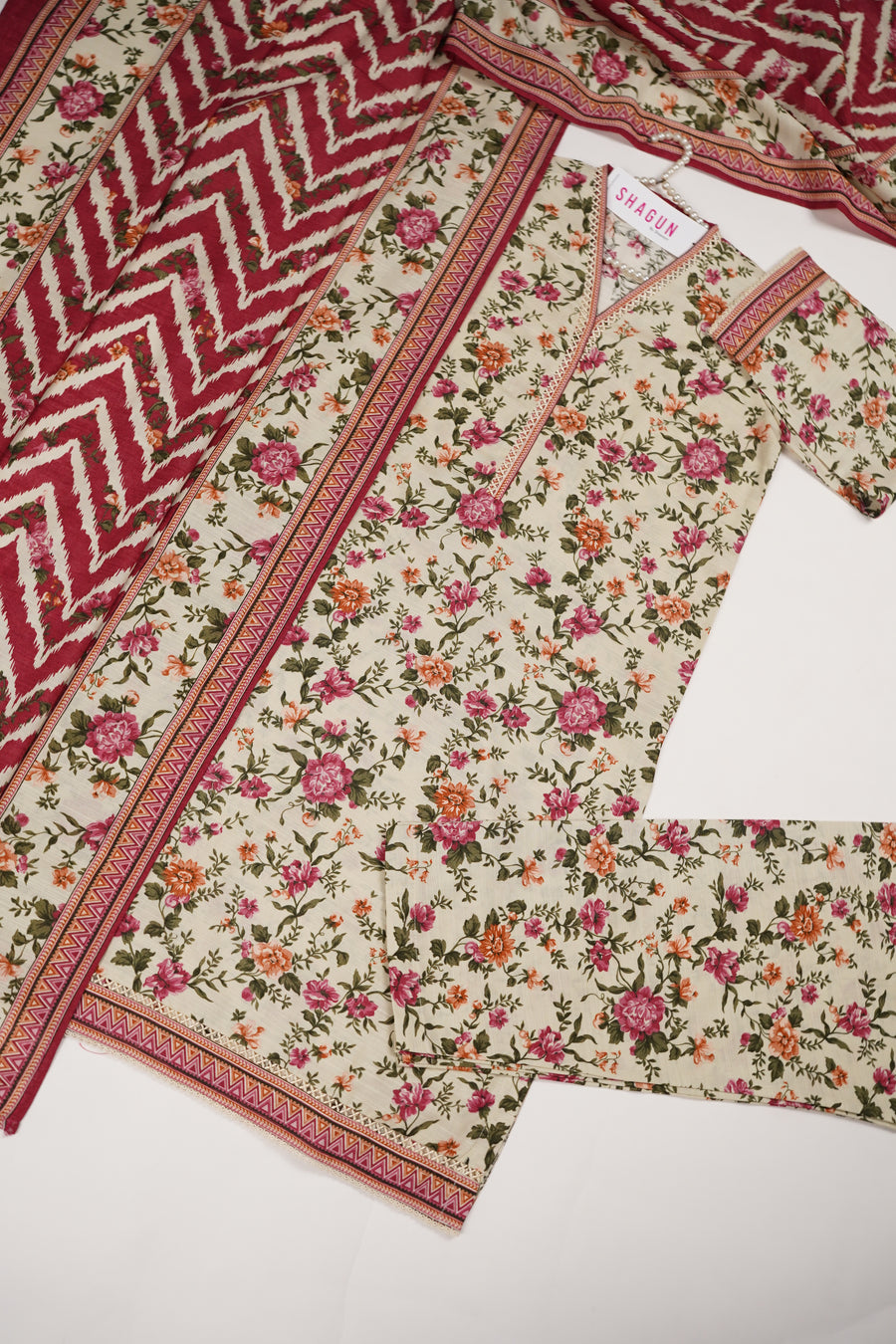 Original Bin Saeed Khaddar 3 PCS Collection RK-03