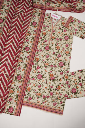 Original Bin Saeed Khaddar 3 PCS Collection RK-03
