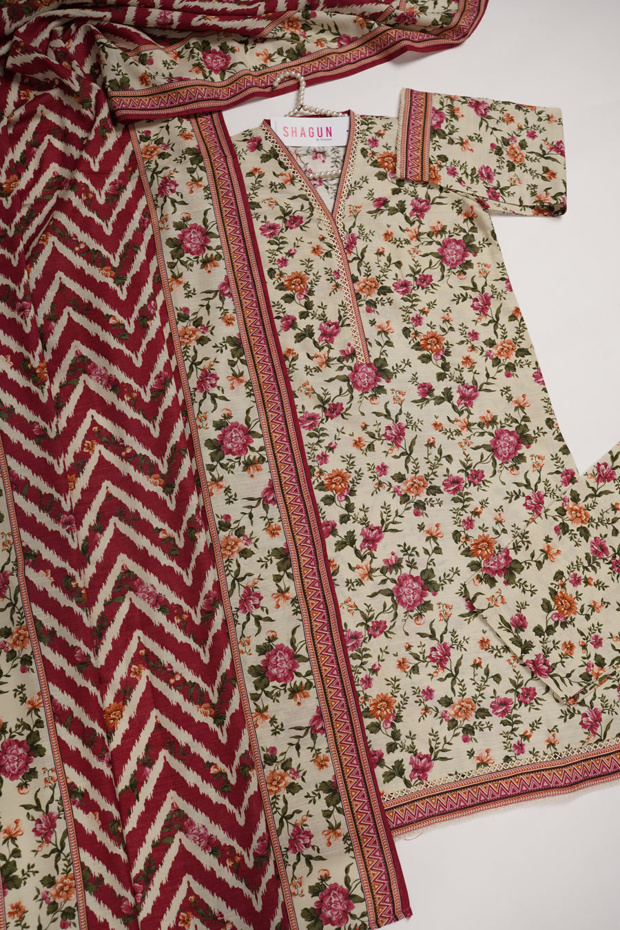 Original Bin Saeed Khaddar 3 PCS Collection RK-03