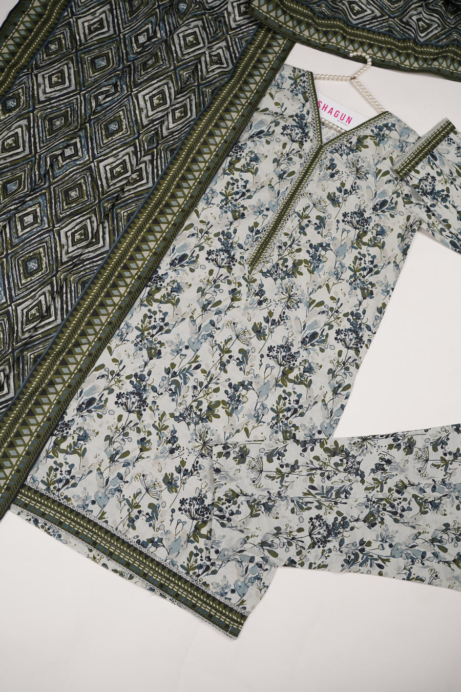 Original Bin Saeed Khaddar 3 PCS Collection RK-02