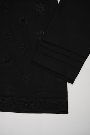 Maya Collection by Sobia Waseem chikankari embroidered dhanak shirt with embroidered shawl and plan bottom MDC-04