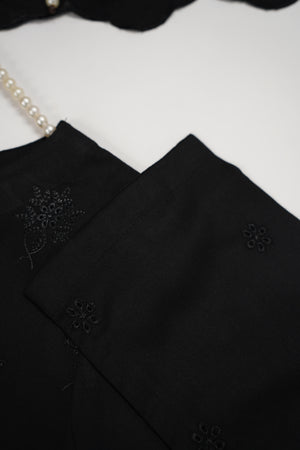 Maya Collection by Sobia Waseem chikankari embroidered dhanak shirt with embroidered shawl and plan bottom MDC-04