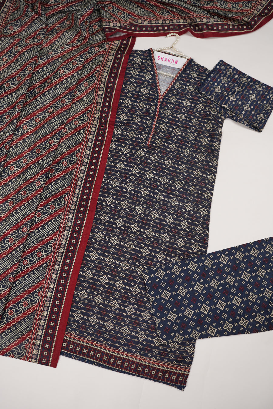 Original Bin Saeed Khaddar 3 PCS Collection RK-04