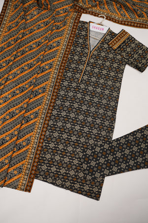 Original Bin Saeed Khaddar 3 PCS Collection RK-05