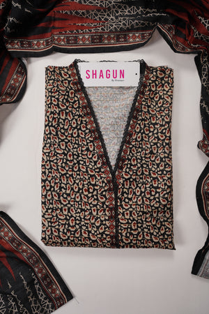 Original Bin Saeed Khaddar 3 PCS Collection RK-06