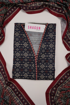 Original Bin Saeed Khaddar 3 PCS Collection RK-04