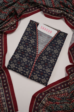 Original Bin Saeed Khaddar 3 PCS Collection RK-04