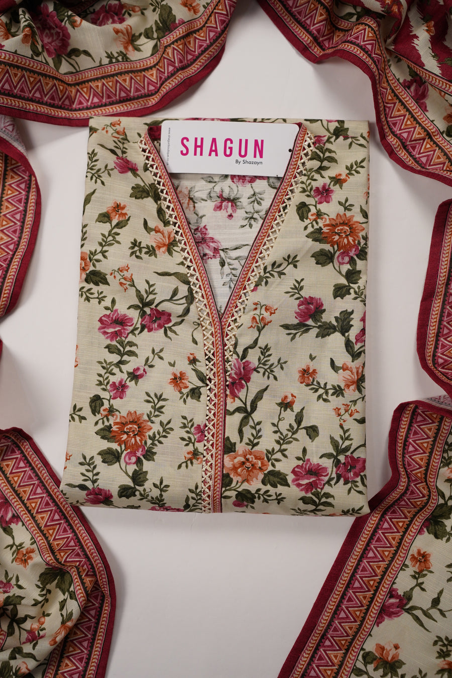 Original Bin Saeed Khaddar 3 PCS Collection RK-03