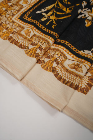 Salina by Sobia Waseem printed khadar shirt with printed shawl and plain bottom SKC-10