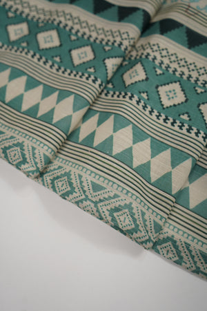 Salina by Sobia Waseem printed khadar shirt with printed shawl and plain bottom SKC-09