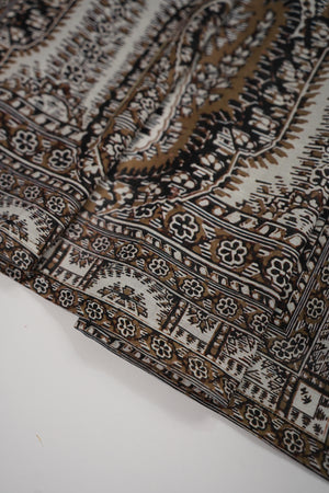 Salina by Sobia Waseem printed khadar shirt with printed shawl and plain bottom SKC-05
