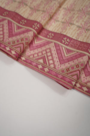 Salina by Sobia Waseem Printed khadar shirt with printed shawl and plain bottom SKC-02