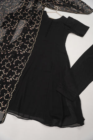 Kashish Maxi Eid Collection ML-02 (Black)