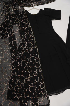 Kashish Maxi Eid Collection ML-02 (Black)