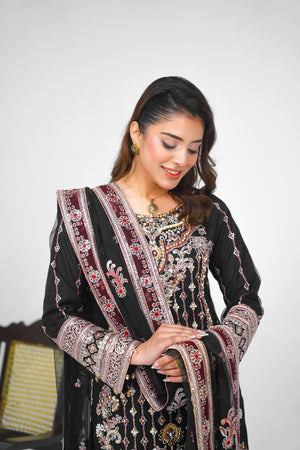 BE-MISAAL LUXURY 3 PCS EID COLLECTION 2025 EC-001