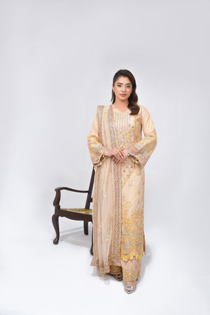 Be-Misaal Luxury 3 PCS Eid Collection 2025 CE-001