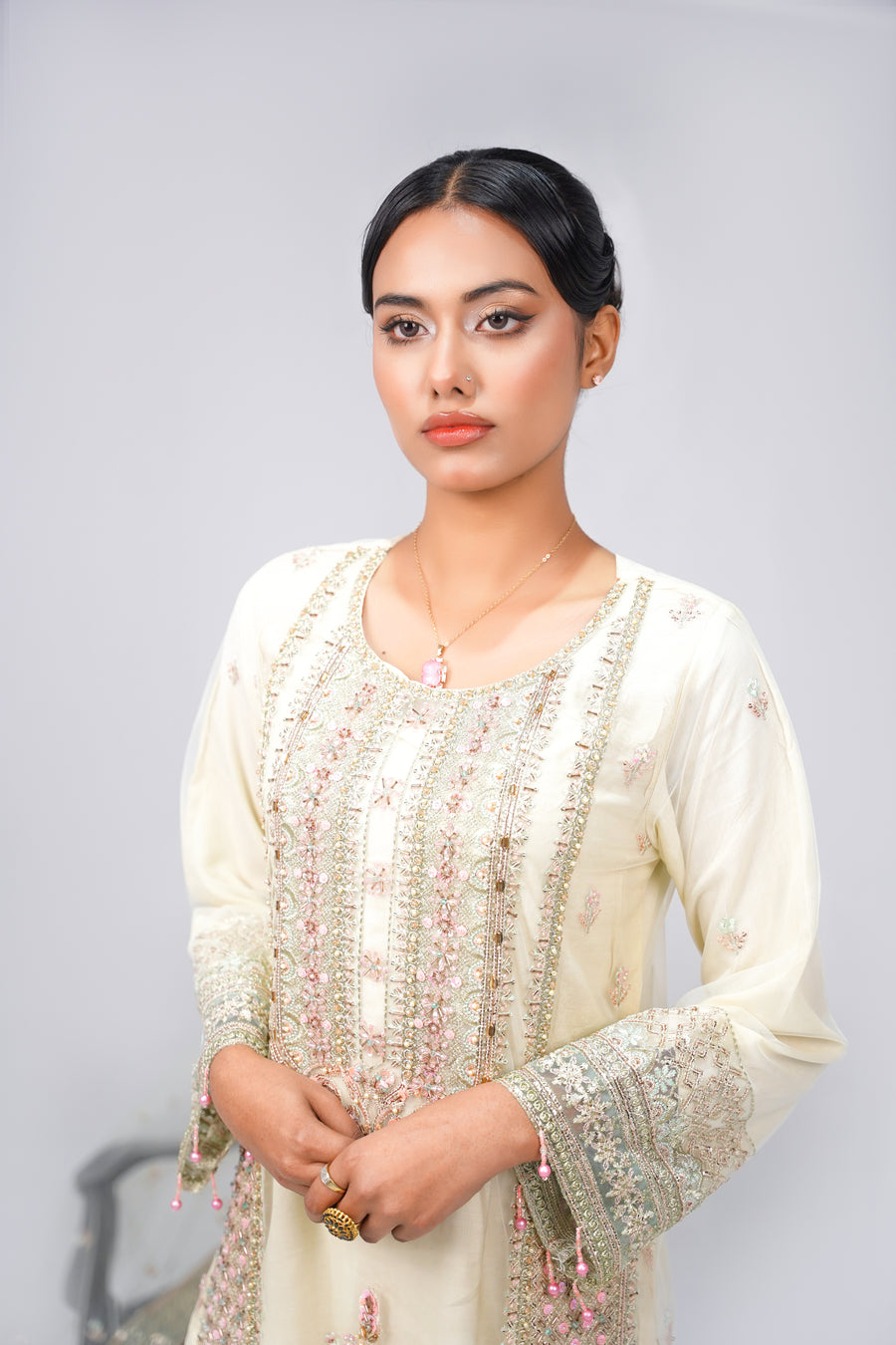 Be-Misaal Luxury 3 PCS Eid Collection 2025 FE-002