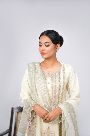 Be-Misaal Luxury 3 PCS Eid Collection 2025 FE-002