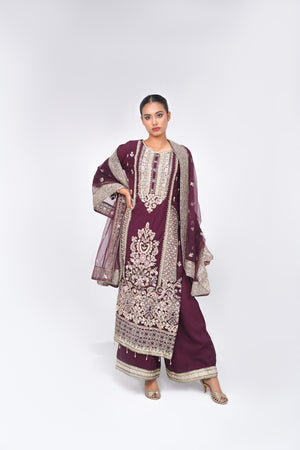 Be-Misaal Luxury 3 PCS Eid Collection 2025 EC-002