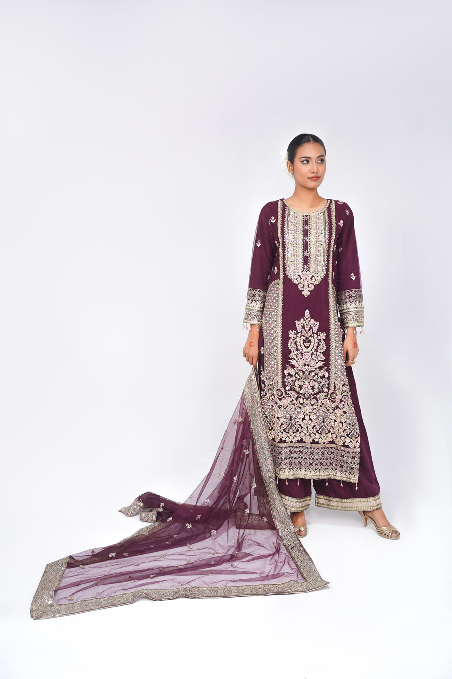 Be-Misaal Luxury 3 PCS Eid Collection 2025 EC-002