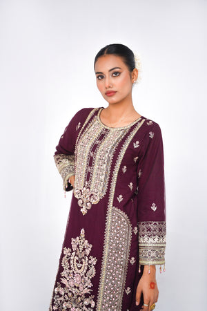 Be-Misaal Luxury 3 PCS Eid Collection 2025 EC-002