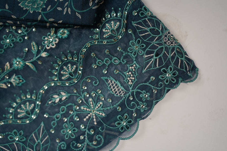 ORIGINAL BIN SAEED PRINTED EMBROIDERED LAWN HST-004