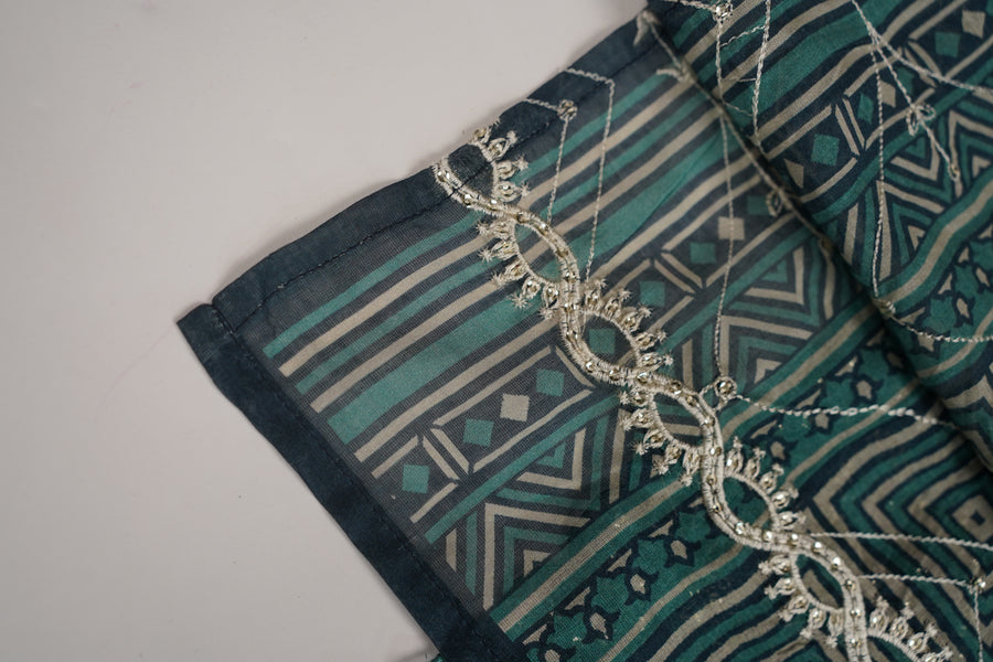 ORIGINAL BIN SAEED PRINTED EMBROIDERED LAWN HST-004