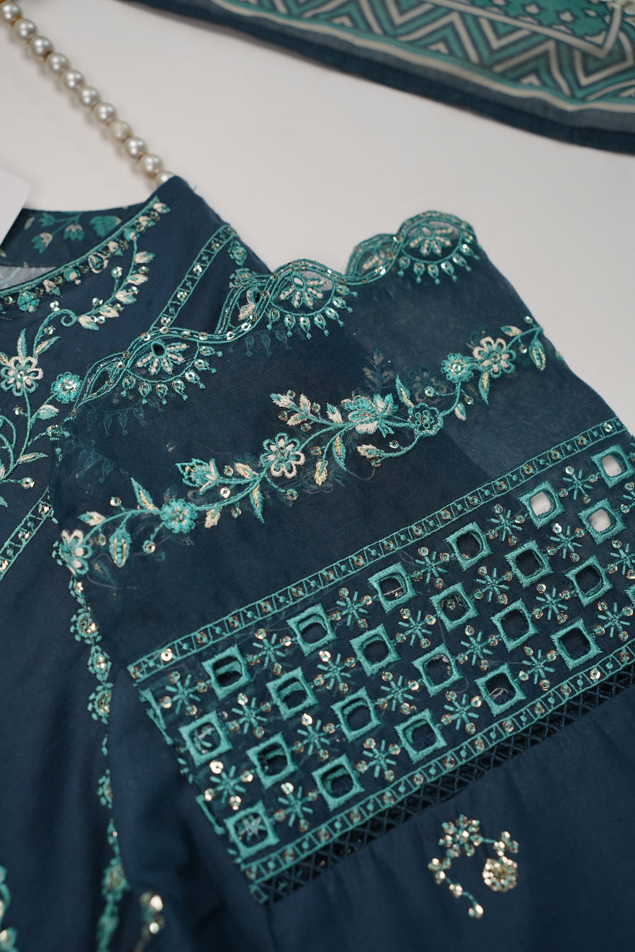ORIGINAL BIN SAEED PRINTED EMBROIDERED LAWN HST-004