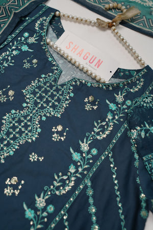 ORIGINAL BIN SAEED PRINTED EMBROIDERED LAWN HST-004