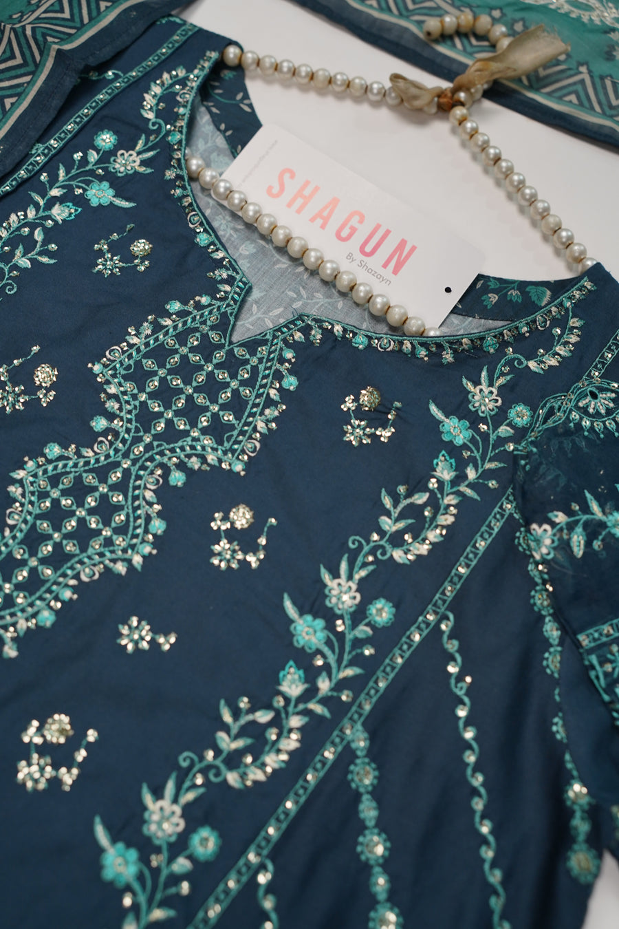 ORIGINAL BIN SAEED PRINTED EMBROIDERED LAWN HST-004