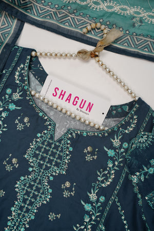 ORIGINAL BIN SAEED PRINTED EMBROIDERED LAWN HST-004