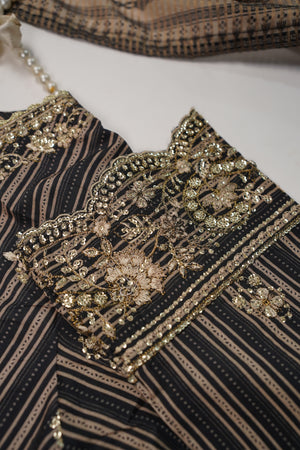 ORIGINAL BIN SAEED PRINTED EMBROIDERED LAWN HST-002