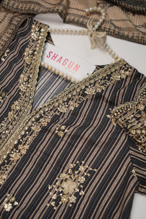 ORIGINAL BIN SAEED PRINTED EMBROIDERED LAWN HST-002