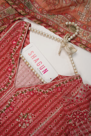 ORIGINAL BIN SAEED PRINTED EMBROIDERED LAWN HST-006