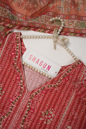 ORIGINAL BIN SAEED PRINTED EMBROIDERED LAWN HST-006