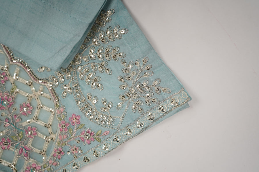 ORIGINAL BIN SAEED PRINTED EMBROIDERED LAWN HST-001