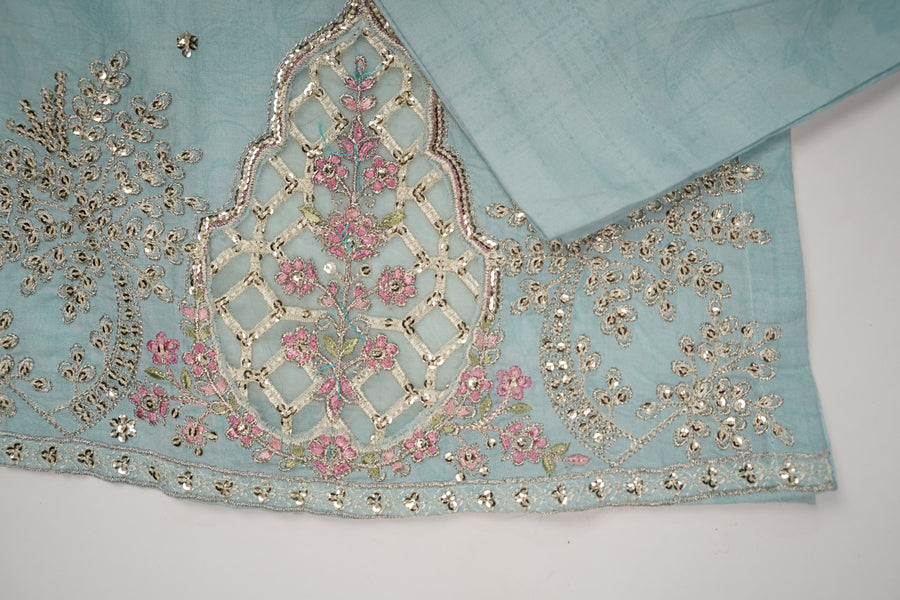 ORIGINAL BIN SAEED PRINTED EMBROIDERED LAWN HST-001