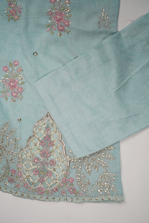 ORIGINAL BIN SAEED PRINTED EMBROIDERED LAWN HST-001