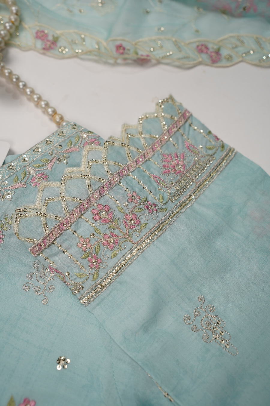 ORIGINAL BIN SAEED PRINTED EMBROIDERED LAWN HST-001