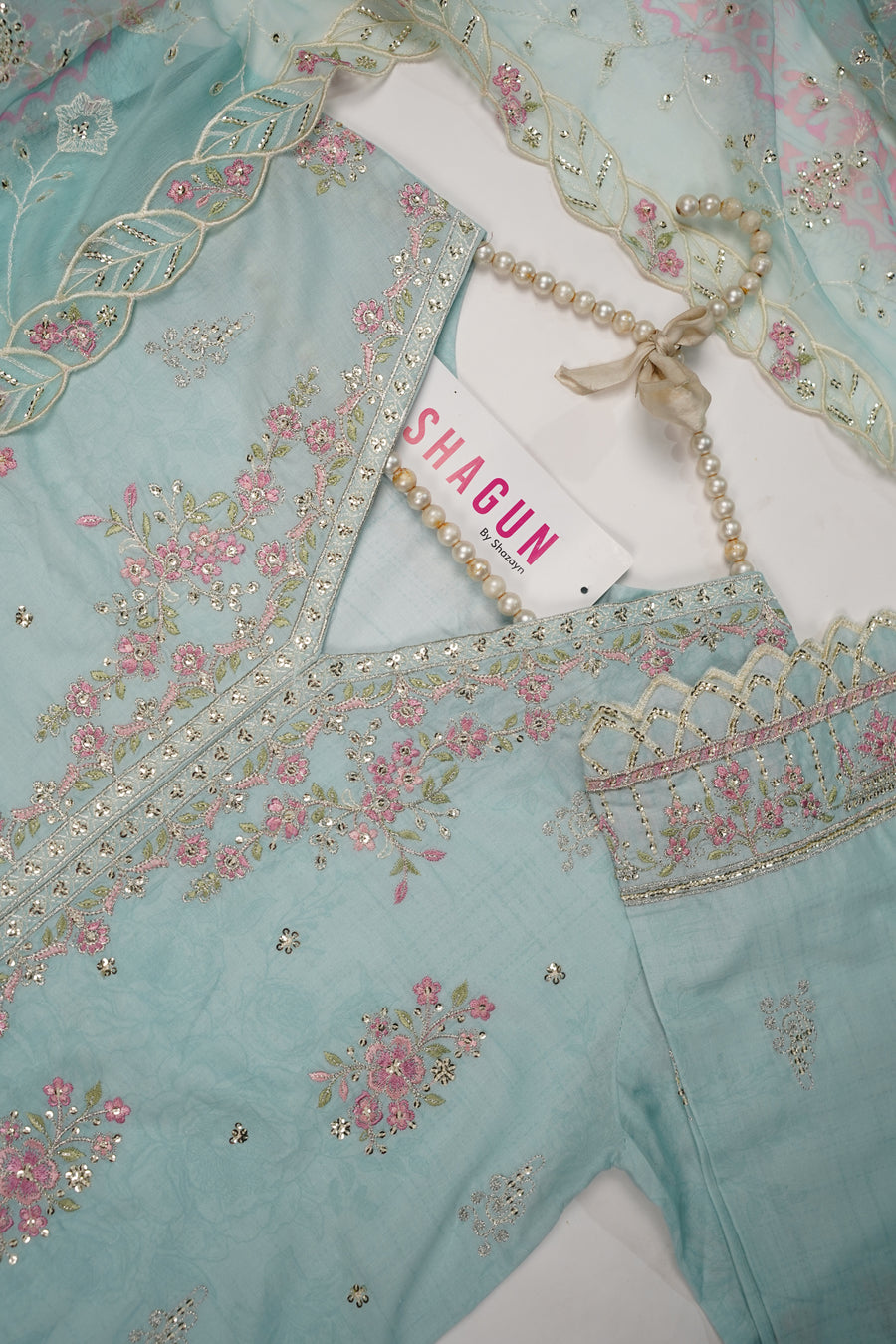 ORIGINAL BIN SAEED PRINTED EMBROIDERED LAWN HST-001